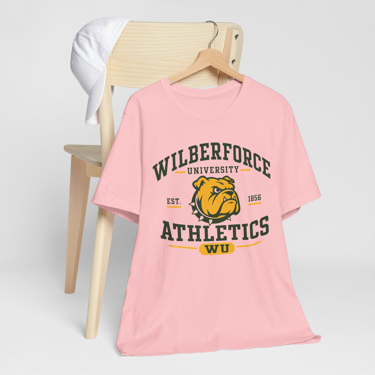 Wilberforce University Athletics T-Shirt — Bulldogs Logo College Tee - Lasercraft Design