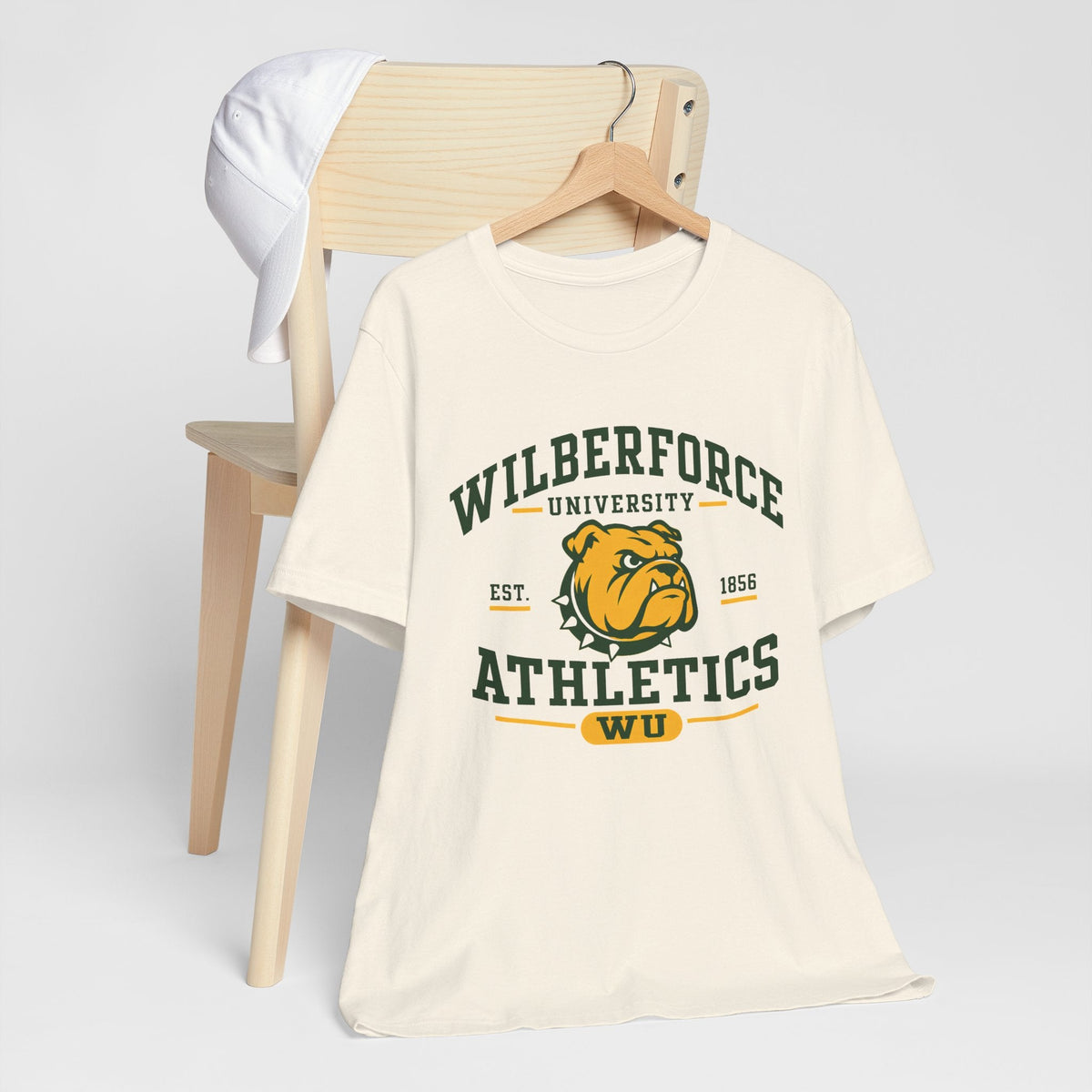 Wilberforce University Athletics T-Shirt — Bulldogs Logo College Tee - Lasercraft Design