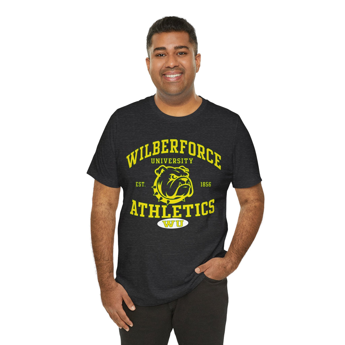 Wilberforce University Athletics T-Shirt — Bulldogs Logo College Tee - Lasercraft Design