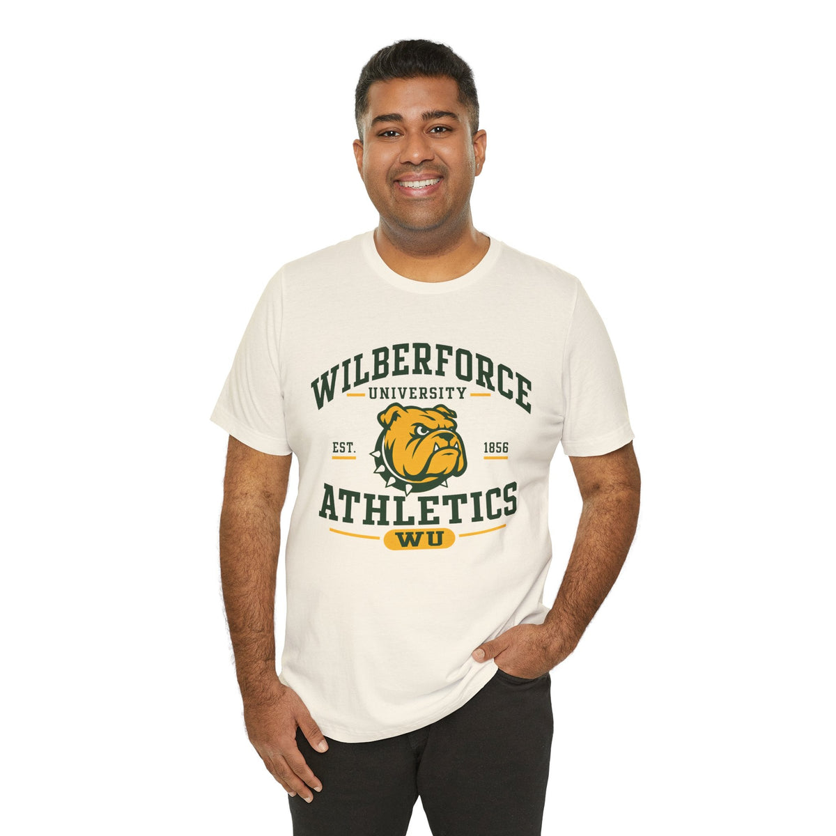 Wilberforce University Athletics T-Shirt — Bulldogs Logo College Tee - Lasercraft Design