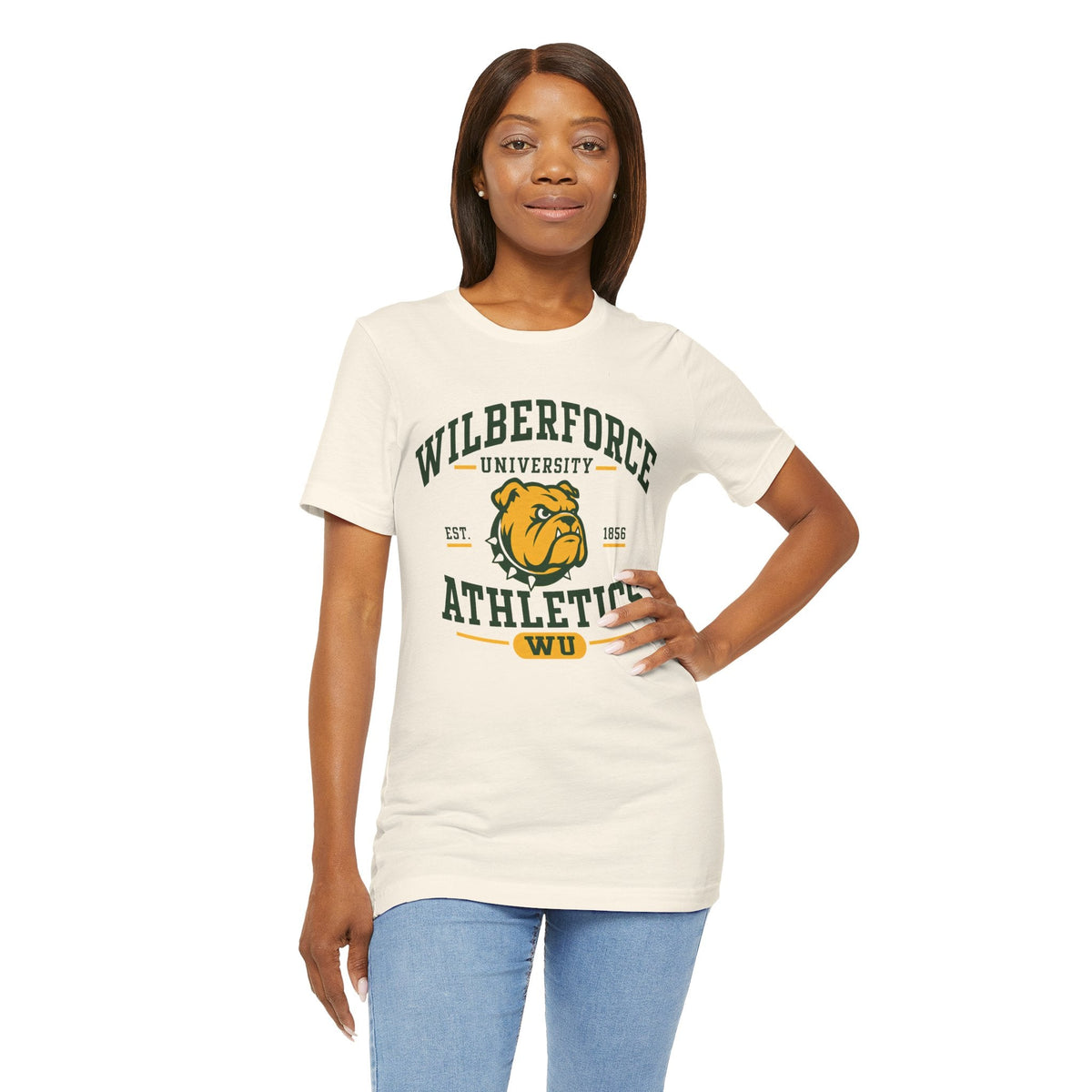 Wilberforce University Athletics T-Shirt — Bulldogs Logo College Tee - Lasercraft Design