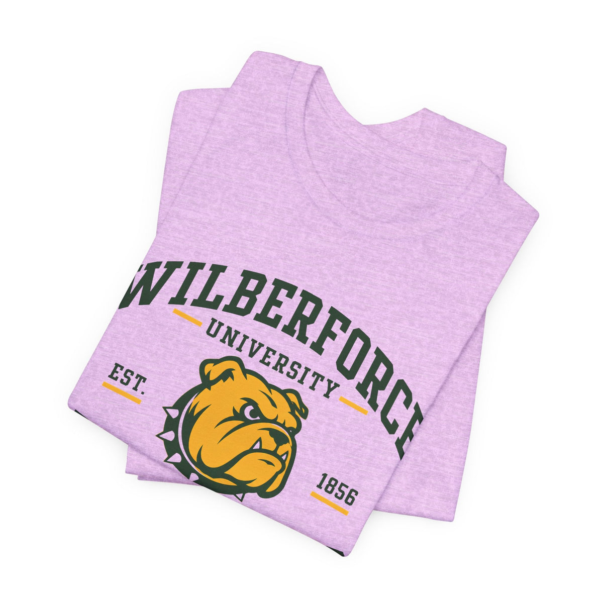 Wilberforce University Athletics T-Shirt — Bulldogs Logo College Tee - Lasercraft Design