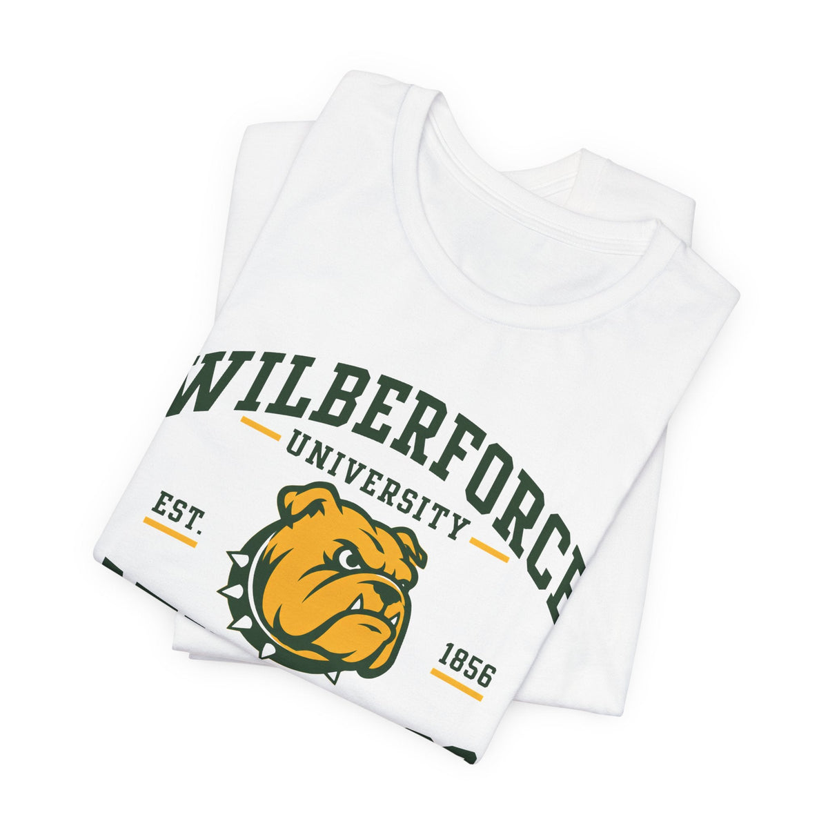 Wilberforce University Athletics T-Shirt — Bulldogs Logo College Tee - Lasercraft Design