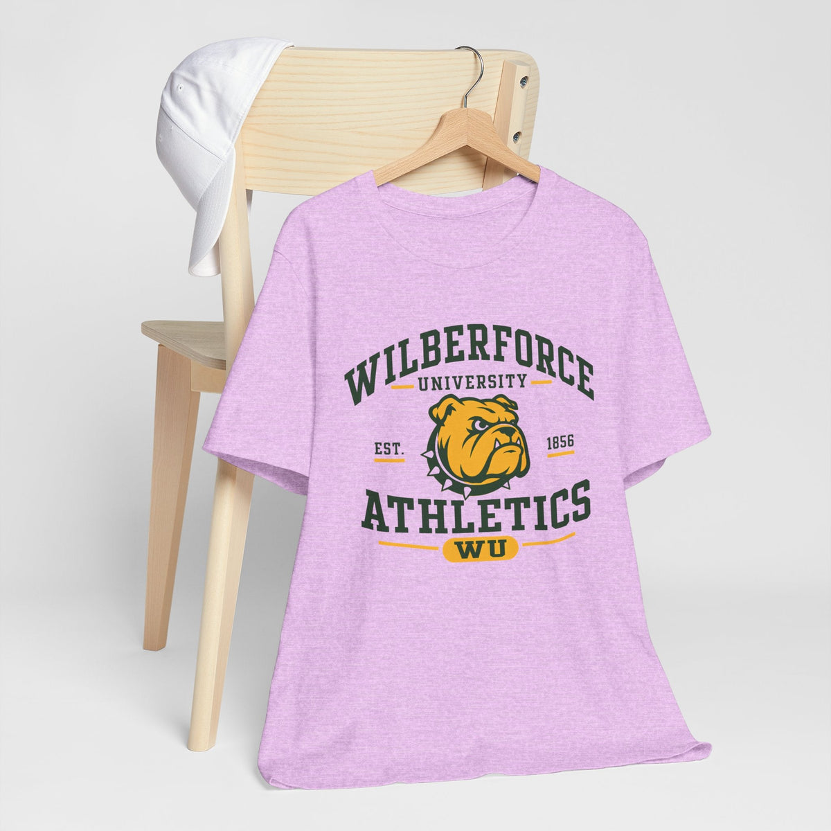 Wilberforce University Athletics T-Shirt — Bulldogs Logo College Tee - Lasercraft Design