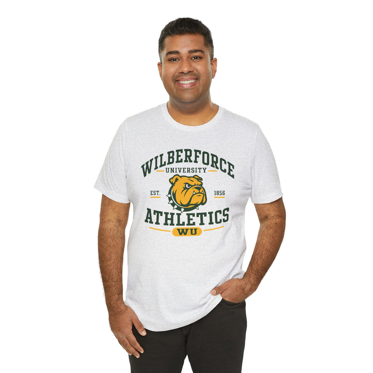 Wilberforce University Athletics T-Shirt — Bulldogs Logo College Tee - Lasercraft Design