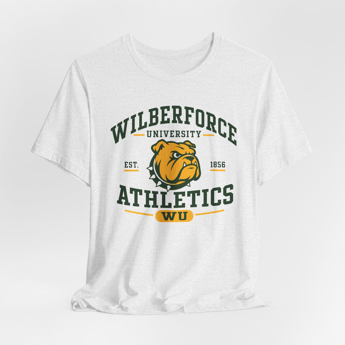Wilberforce University Athletics T-Shirt — Bulldogs Logo College Tee - Lasercraft Design