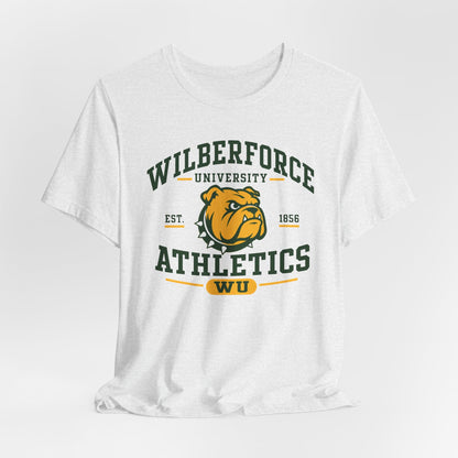 Wilberforce University Athletics T-Shirt — Bulldogs Logo College Tee - Lasercraft Design