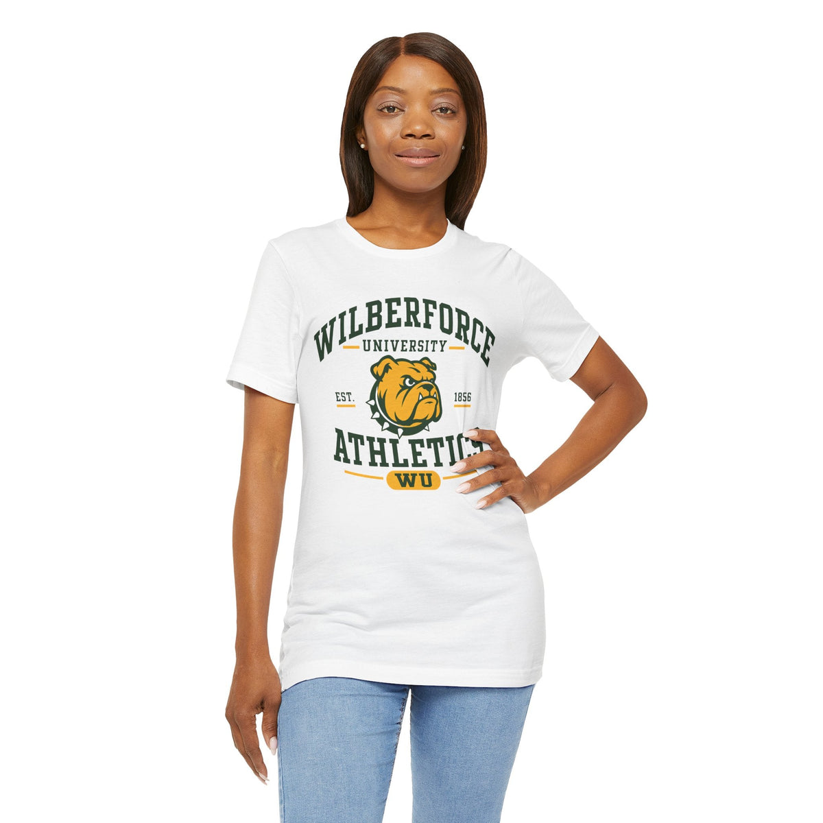 Wilberforce University Athletics T-Shirt — Bulldogs Logo College Tee - Lasercraft Design