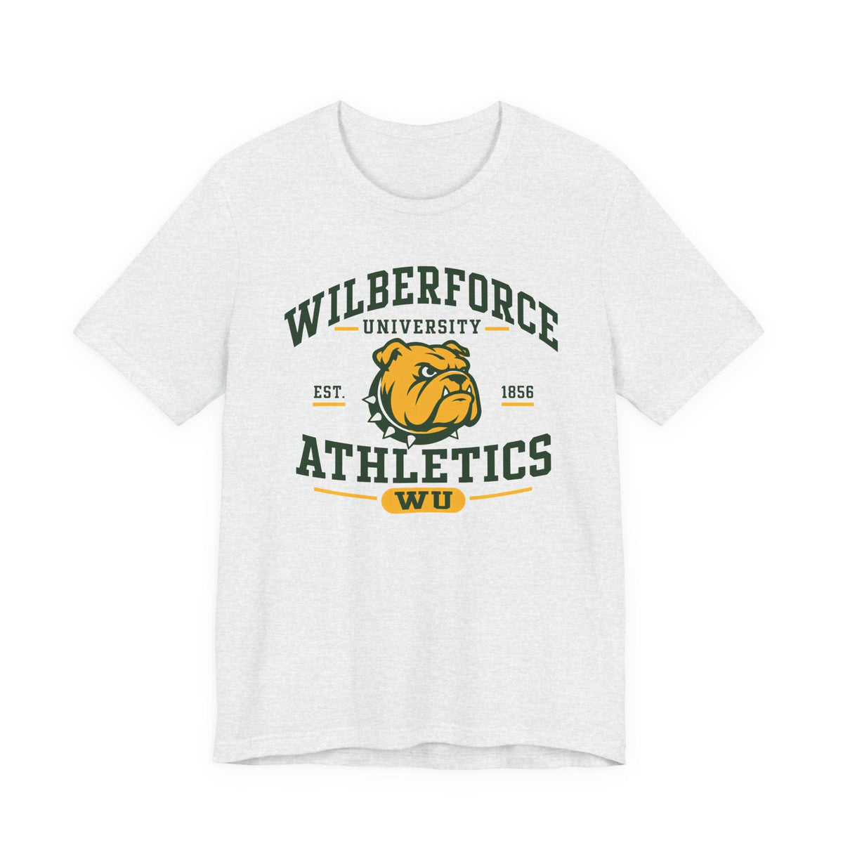 Wilberforce University Athletics T-Shirt — Bulldogs Logo College Tee - Lasercraft Design