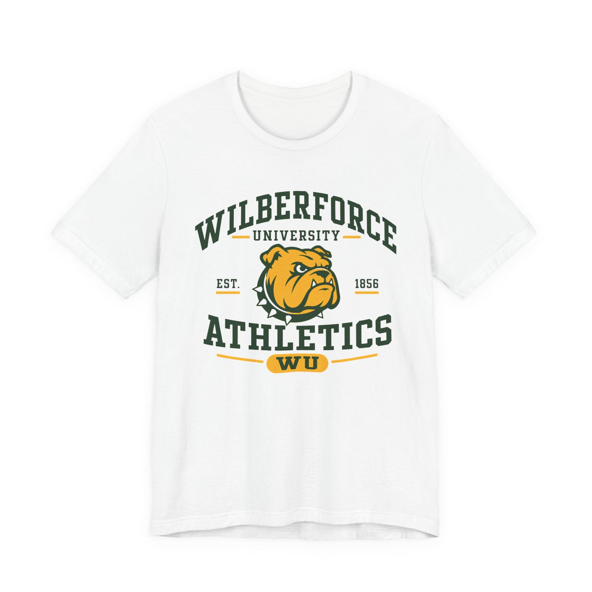 Wilberforce University Athletics T-Shirt — Bulldogs Logo College Tee - Lasercraft Design