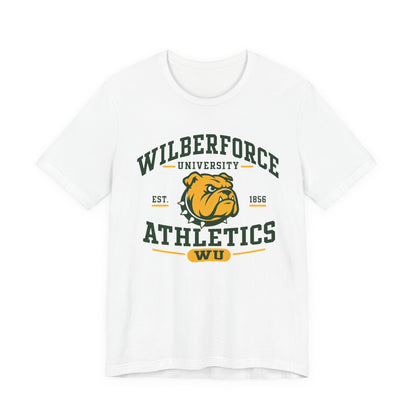 Wilberforce University Athletics T-Shirt — Bulldogs Logo College Tee - Lasercraft Design