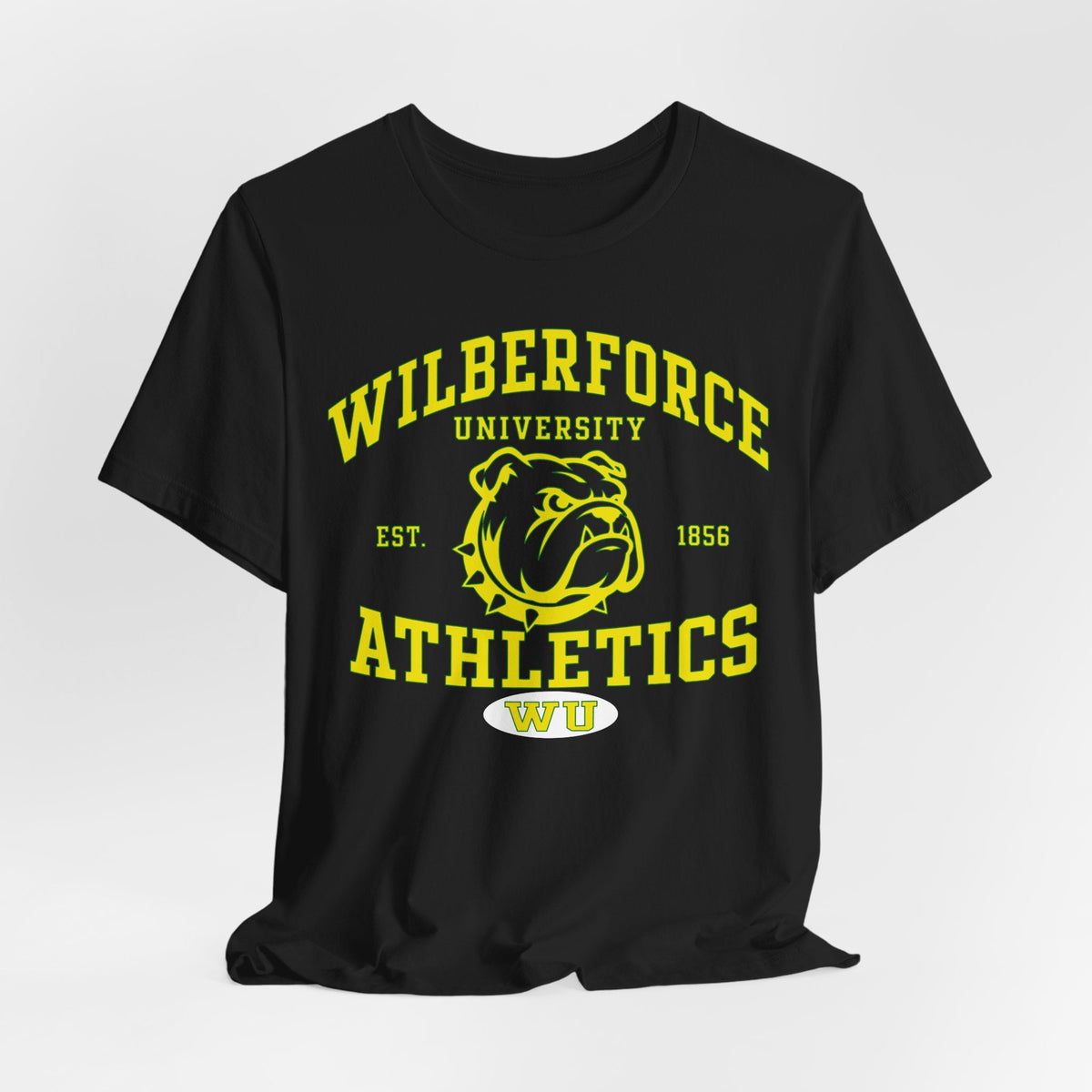 Wilberforce University Athletics T-Shirt — Bulldogs Logo College Tee - Lasercraft Design