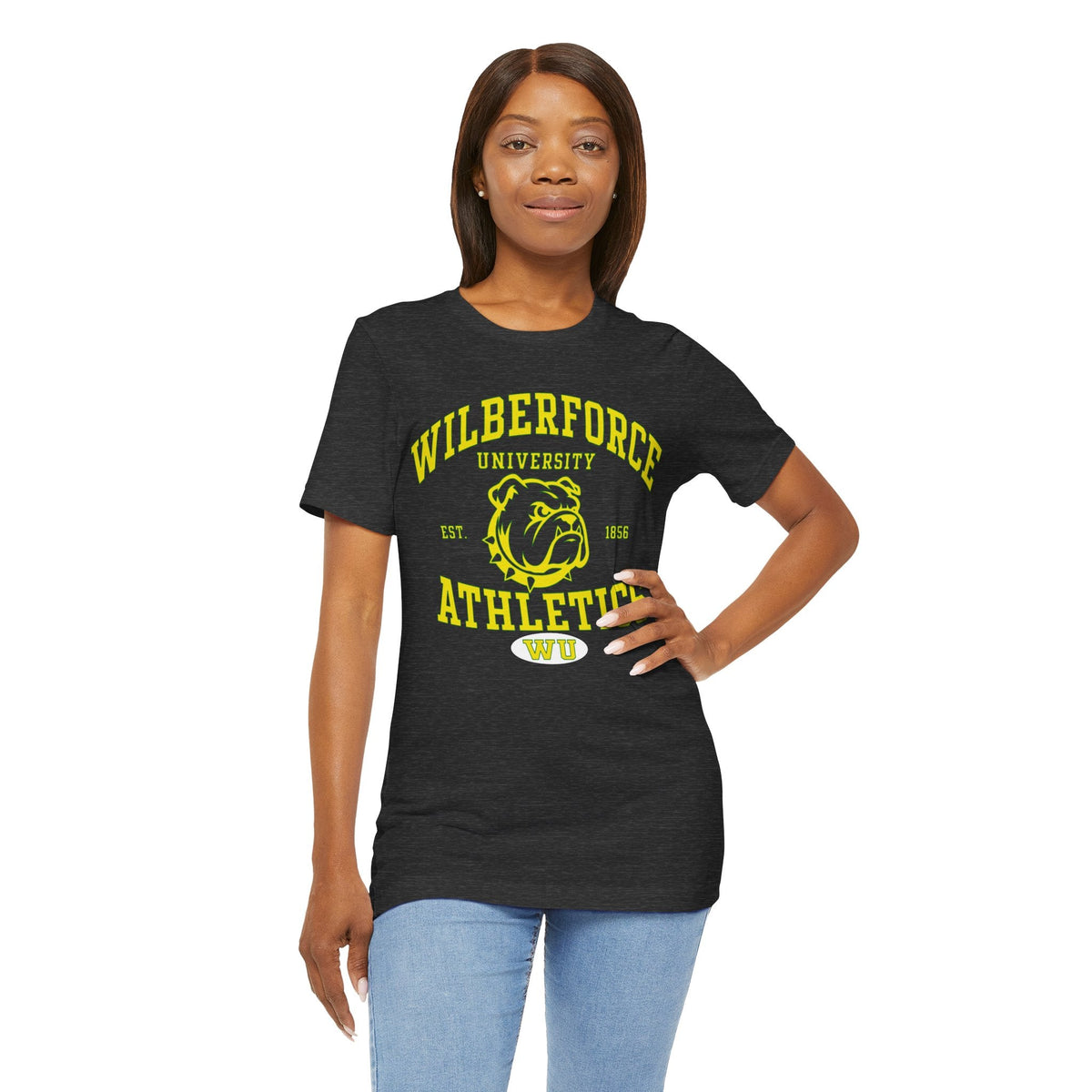 Wilberforce University Athletics T-Shirt — Bulldogs Logo College Tee - Lasercraft Design