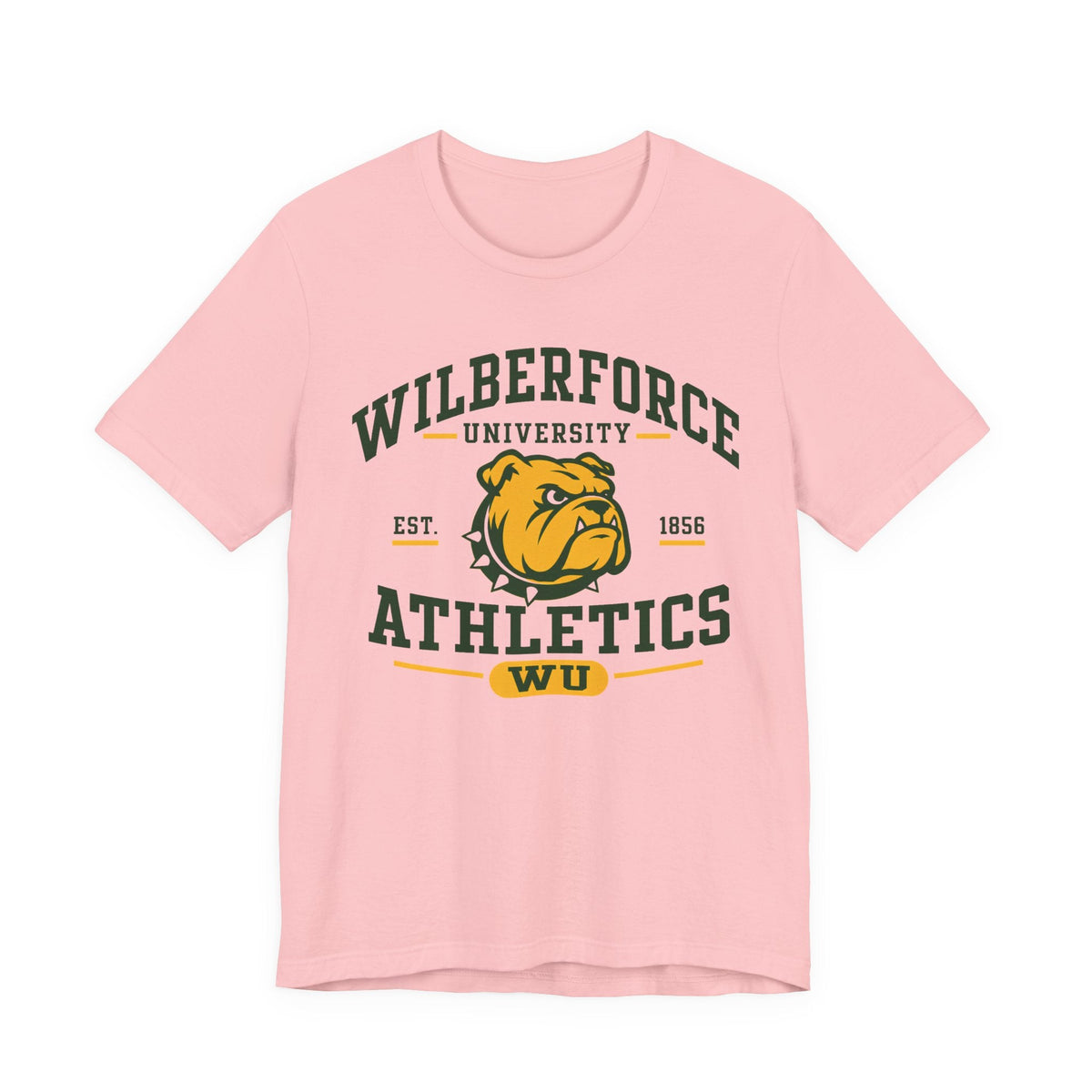 Wilberforce University Athletics T-Shirt — Bulldogs Logo College Tee - Lasercraft Design