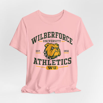 Wilberforce University Athletics T-Shirt — Bulldogs Logo College Tee - Lasercraft Design
