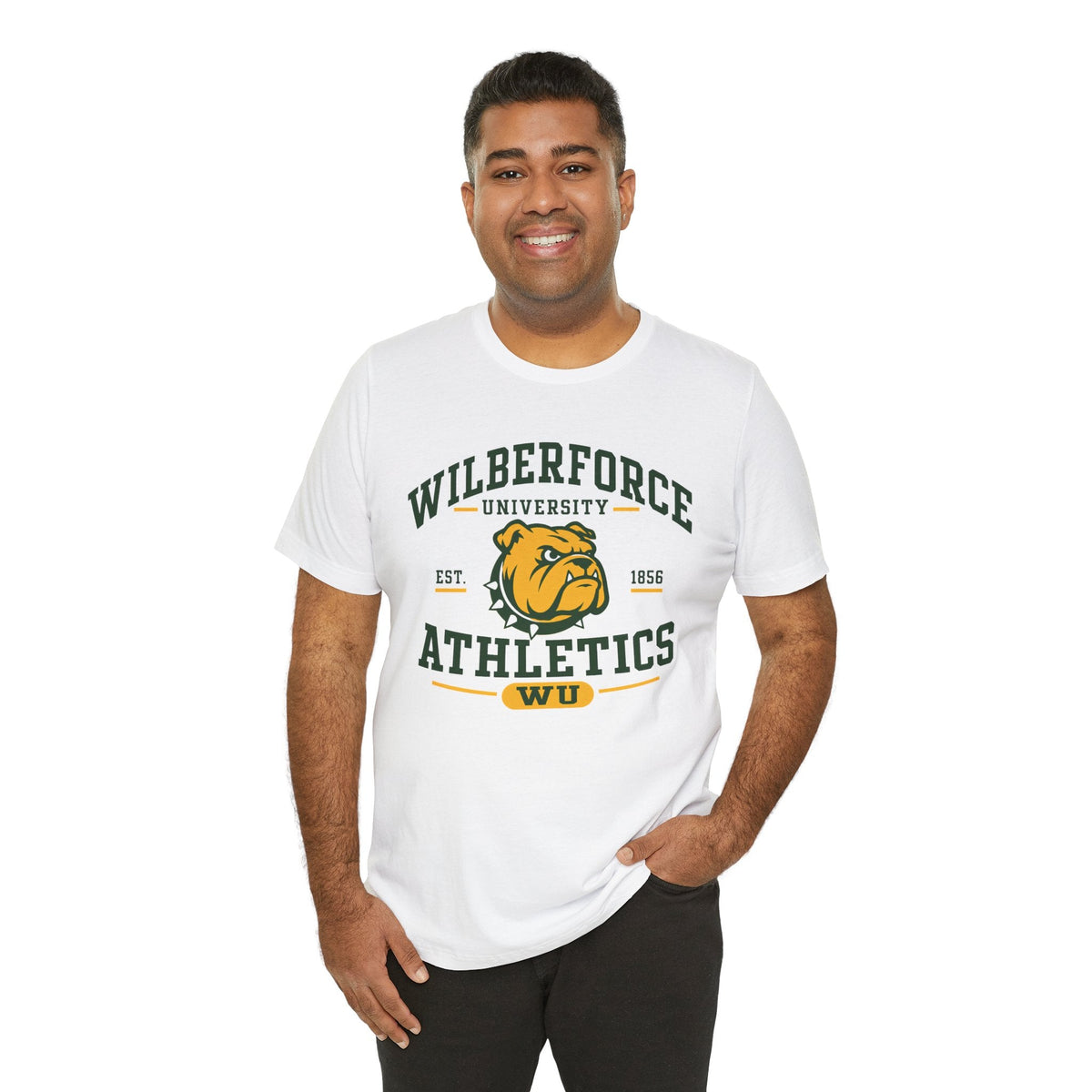 Wilberforce University Athletics T-Shirt — Bulldogs Logo College Tee - Lasercraft Design