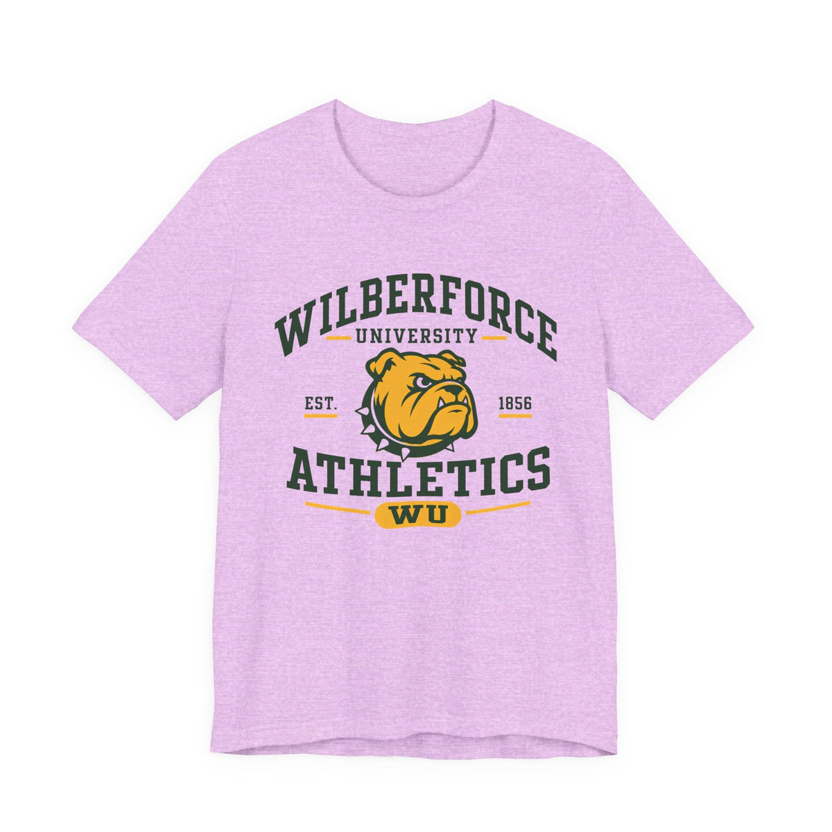 Wilberforce University Athletics T-Shirt — Bulldogs Logo College Tee - Lasercraft Design