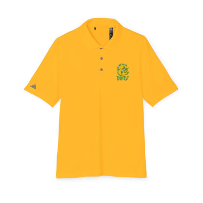 WU Bulldog Logo Polo Shirt — Embroidered College Team Performance Polo - Lasercraft Design
